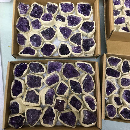 Amethyst Rough Amethyst Block Cluster Degaussing Purification Decoration